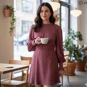 Ever New Melbourne Sz 6 Floral Raspberry Feminine Romantic Mini Dress